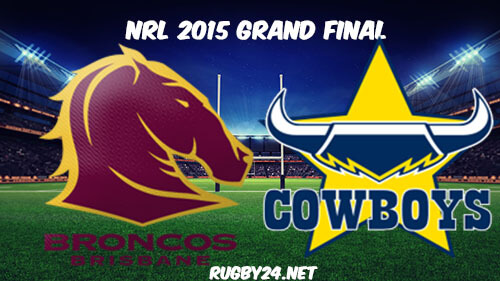 2015 NRL Grand Final Full Match Replay - Brisbane Broncos vs North Queensland Cowboys