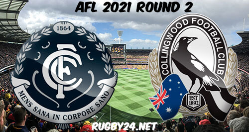 Carlton Blues vs Collingwood Magpies 2021 AFL Round 2 Full Match Replay, Highlights