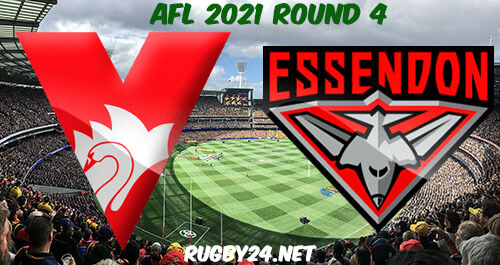Sydney Swan vs Essendon Bombers 2021 AFL Round 4 Full Match Replay, Highlights