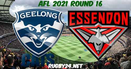 Geelong Cats vs Essendon Bombers 2021 AFL Round 16 Full Match Replay, Highlights