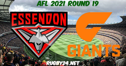 Essendon Bombers vs GWS Giants 2021 AFL Round 19 Full Match Replay, Highlights