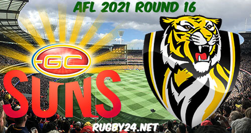 Gold Coast Suns vs Richmond Tigers 2021 AFL Round 16 Full Match Replay, Highlights