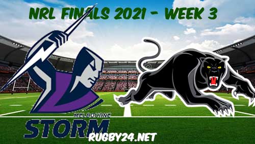 Melbourne Storm vs Penrith Panthers Full Match Replay 2021 NRL Finals