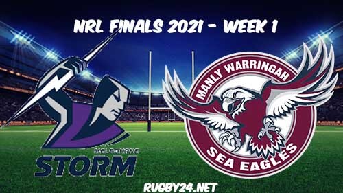 Melbourne Storm vs Manly Sea Eagles Full Match Replay 2021 NRL Finals