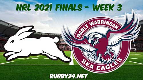 South Sydney Rabbitohs vs Manly Sea Eagles Full Match Replay 2021 NRL Finals
