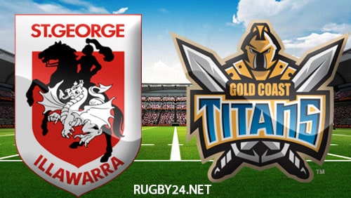 St. George Illawarra Dragons vs Gold Coast Titans 21.08.2022 NRL Full Match Replay