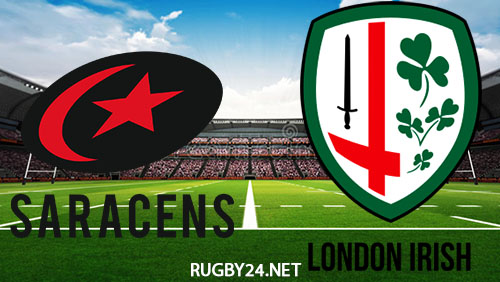 Saracens vs London Irish 17.10.2022 Rugby Full Match Replay Premiership Rugby Cup