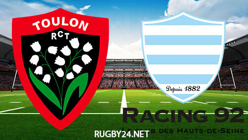 Toulon vs Racing 92 04.12.2022 Rugby Full Match Replay Top 14