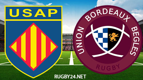 USA Perpignan vs Bordeaux Begles 26.11.2022 Rugby Full Match Replay Top 14