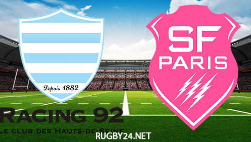 Racing 92 vs Stade Francais 24.12.2022 Rugby Full Match Replay Top 14
