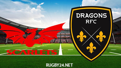 Scarlets vs Dragons 01.01.2023 Rugby Full Match Replay United Rugby Championship