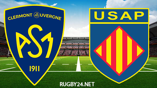 Clermont vs Perpignan 07.01.2023 Rugby Full Match Replay Top 14