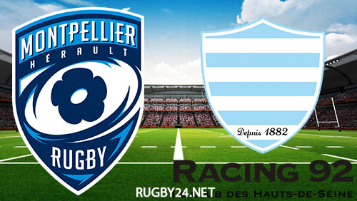 Montpellier vs Racing 92 08.01.2023 Rugby Full Match Replay Top 14