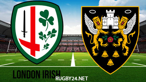 London Irish vs Northampton Saints 10.02.2023 Rugby Full Match Replay Premiership Rugby Cup