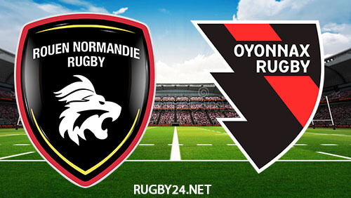 Rouen Normandie vs Oyonnax 02.02.2023 Rugby Full Match Replay Pro D2