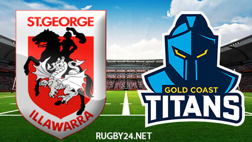 St. George Illawarra Dragons vs Gold Coast Titans Full Match Replay Mar 12, 2023 NRL Rugby League
