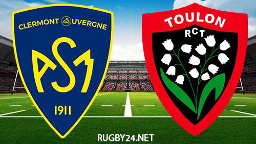 Clermont vs Toulon 26.02.2023 Rugby Full Match Replay Top 14