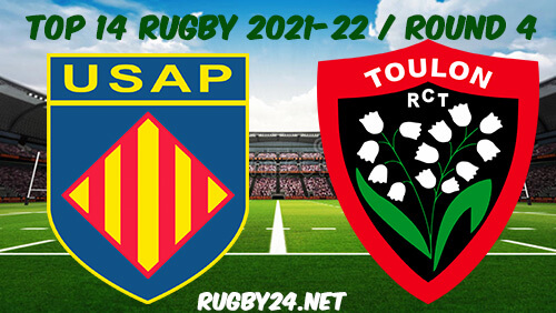 Perpignan vs Toulon Rugby Full Match Replay 25.09.2021 Top 14 Rugby