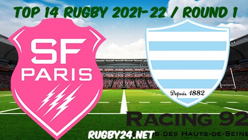 Stade Francais vs Racing 92 Rugby Full Match Replay 04.09.2021 Top 14 Rugby