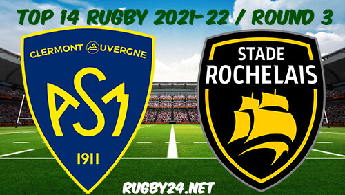 Clermont vs La Rochelle Rugby Full Match Replay 18.09.2021 Top 14 Rugby