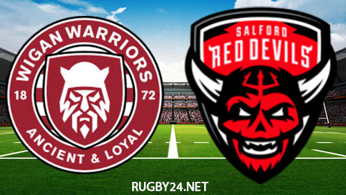Wigan Warriors vs Salford Red Devils 24.03.2023 Full Match Replay Super League Rugby League