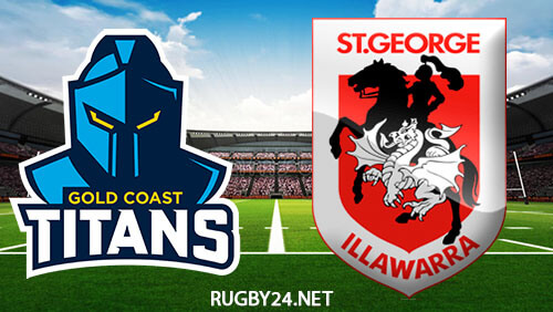Gold Coast Titans vs St. George Illawarra Dragons Full Match Replay Apr 9, 2023 NRL