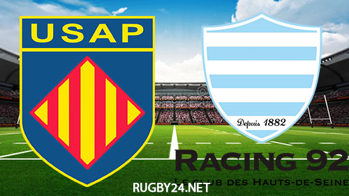 Perpignan vs Racing 92 22.04.2023 Rugby Full Match Replay Top 14