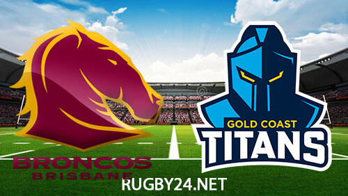 Brisbane Broncos vs Gold Coast Titans Full Match Replay June 25, 2023 NRL