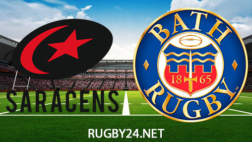 Saracens vs Bath 21.10.2023 Rugby Full Match Replay Gallagher Premiership