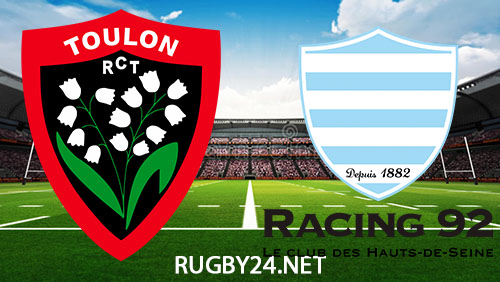 Toulon vs Racing 92 Rugby 12 November 2023 Full Match Replay Top 14