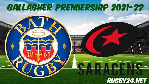 Bath vs Saracens 17.10.2021 Rugby Full Match Replay Gallagher Premiership