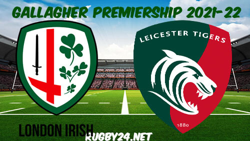 London Irish vs Leicester Tigers 09.10.2021 Rugby Full Match Replay Gallagher Premiership