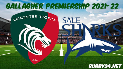 Leicester Tigers vs Sale Sharks 23.10.2021 Rugby Full Match Replay Gallagher Premiership