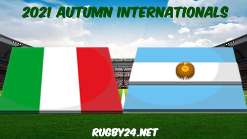 Italy vs Argentina Rugby 13.11.2021 Full Match Replay 2021 Autumn Internationals Rugby
