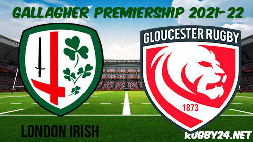 London Irish vs Gloucester 17.10.2021 Rugby Full Match Replay Gallagher Premiership