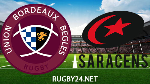 Bordeaux Begles vs Saracens Rugby 14 January 2024 Full Match Replay European Champions Cup