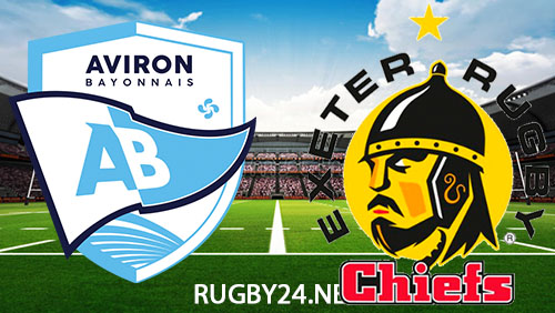 Bayonne vs Exeter Chiefs Rugby 21 January 2024 Full Match Replay European Champions Cup