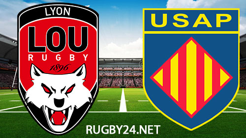 Lyon vs Perpignan Rugby 27 January 2024 Full Match Replay Top 14