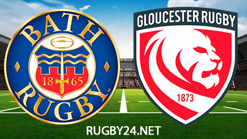 Bath vs Gloucester Rugby 7 January 2024 Full Match Replay Gallagher Premiership