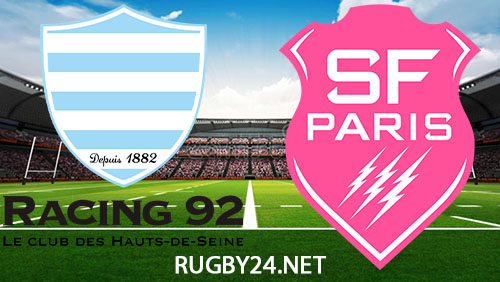 Racing 92 vs Stade Francais Rugby 24 February 2024 Full Match Replay Top 14