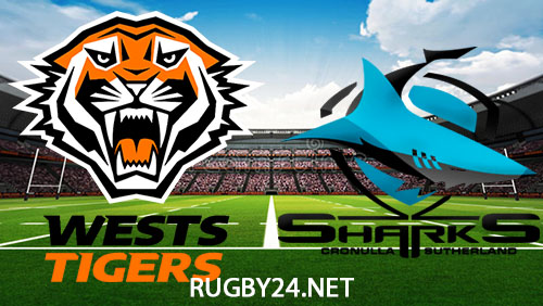 Wests Tigers vs Cronulla Sharks 23 March 2024 NRL Full Match Replay