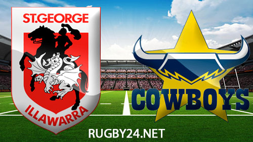 St. George Illawarra Dragons vs North Queensland Cowboys 23 March 2024 NRL Full Match Replay