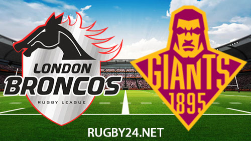 London Broncos vs Huddersfield Giants 31 March 2024 Full Match Replay Super League Rugby League