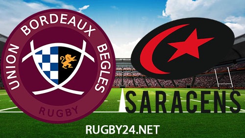 Bordeaux Begles vs Saracens Rugby 6 April 2024 Full Match Replay European Champions Cup Play-off