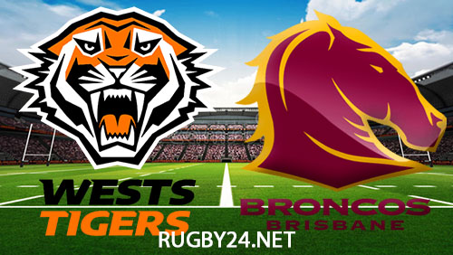 Wests Tigers vs Brisbane Broncos 27 April 2024 NRL Full Match Replay