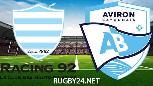 Racing 92 vs Bayonne Rugby 11 May 2024 Full Match Replay Top 14