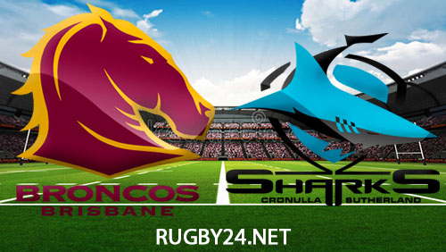 Brisbane Broncos vs Cronulla Sharks Full Match Replay 8 June 2024 NRL