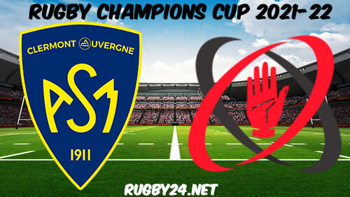 Clermont vs Ulster Rugby 11.12.2021 Full Match Replay - Heineken Champions Cup