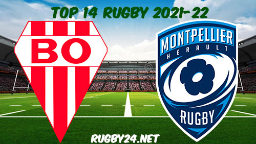 Biarritz vs Montpellier 27.12.2021 Rugby Full Match Replay Top 14