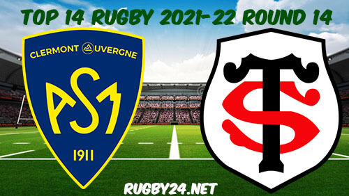 Clermont vs Toulouse 01.01.2022 Rugby Full Match Replay Top 14